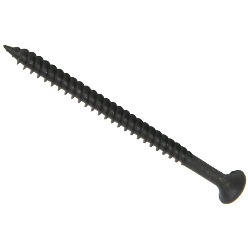 Drywall Screws Fine Thread 4.2mm x 75mm – Black (500 Pack)
