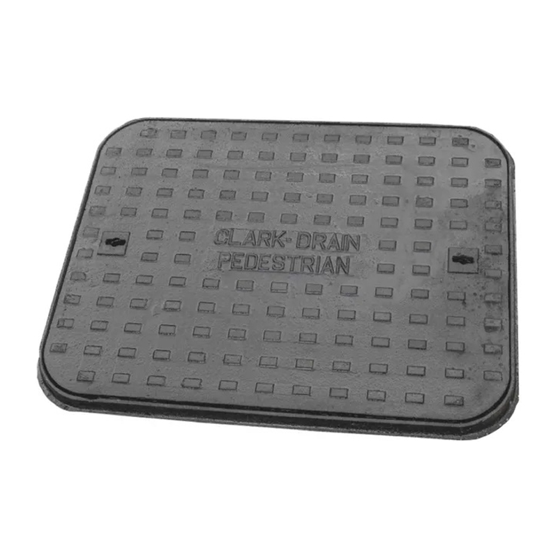 Clark-Drain Pedestrian Cast Iron Manhole Cover & Frame A15 – CD 62 (600mm x 450mm x 27mm)