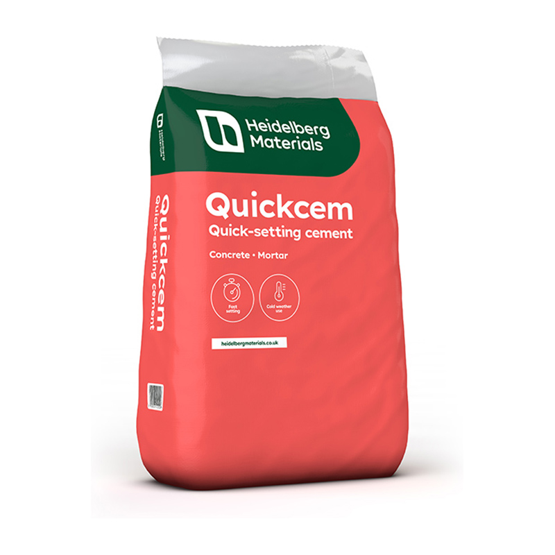Heidelberg Materials Quickcem Quick-Setting Cement 25kg (Plastic Bag)