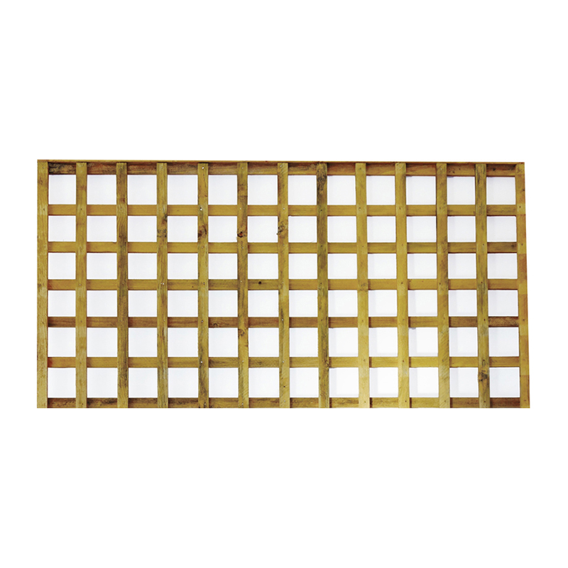 Square Trellis Panel – Pressure Treated Green 0.9m x 1.83m (3′ x 6′)