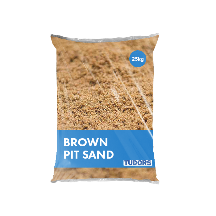Brown Pit Sand (25kg Poly Bag)