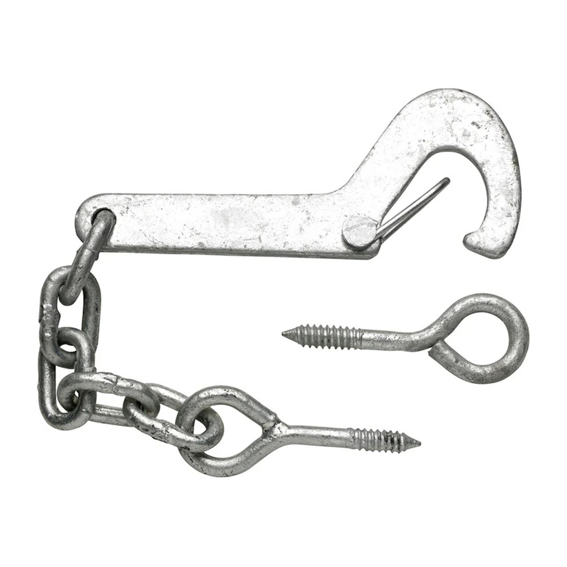 Perry Gate Hook & Eye Safety No.516 – Galvanised 150mm (6″)