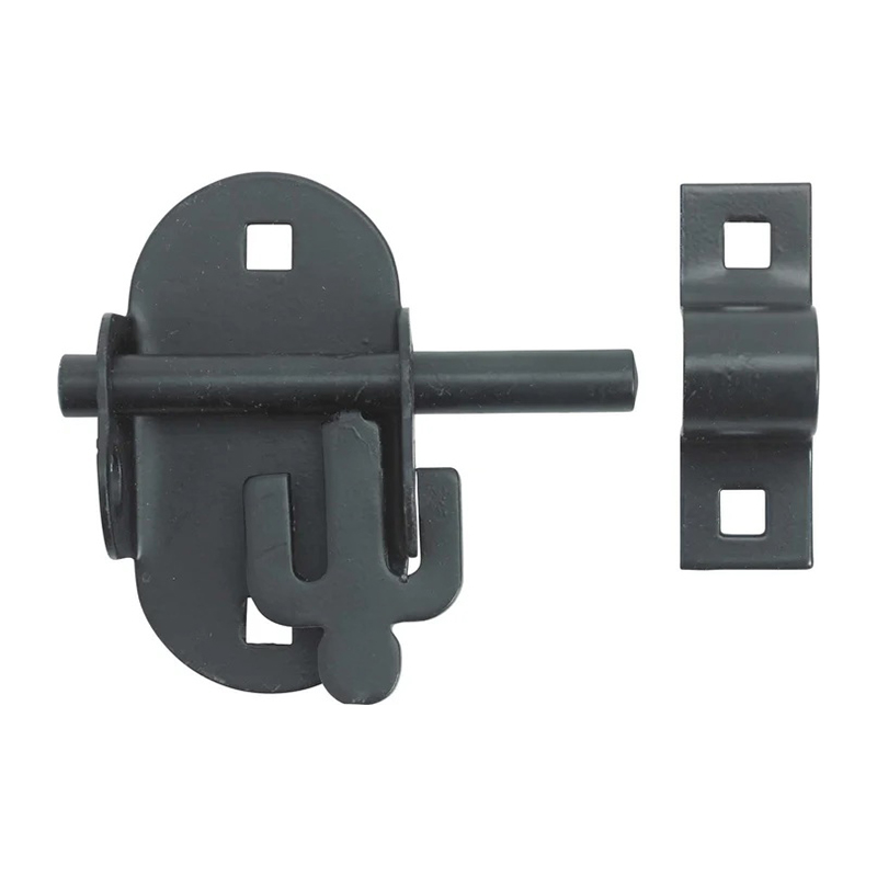 Perry Oval Padlock Bolt No.4A – Black