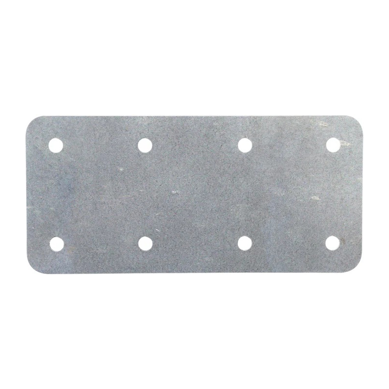 SleeperSecure Short Internal Sleeper Straight Flat Support Plate No.4718 – Pre-Galvanised