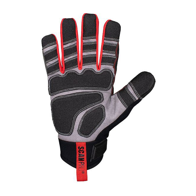 Scan Mechanics Work Gloves - Synthetic Leather Palm Size 9/Large