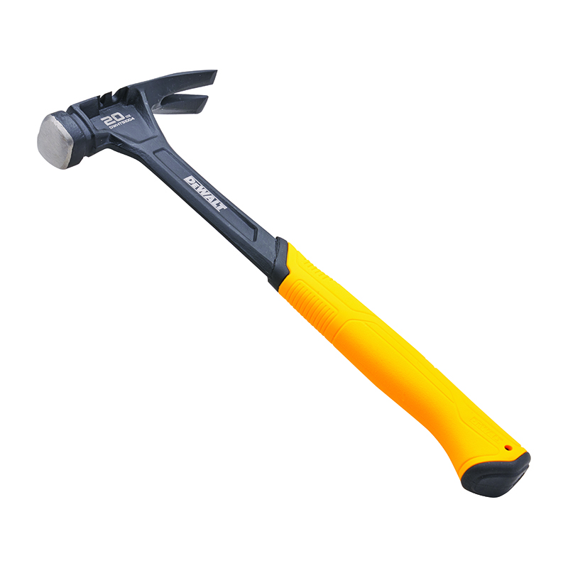 DeWalt Claw Hammer 567g (20oz) & Free 3 Piece Nail Set