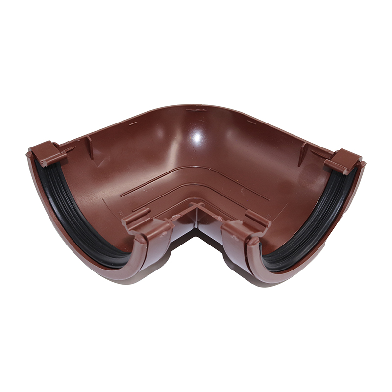 Kalsi Half Round 112mm Gutter Angle 90&deg; – Brown