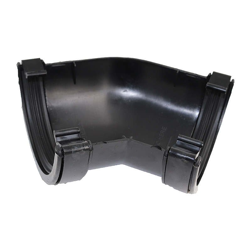 Kalsi Half Round 112mm Gutter Angle 135&deg; – Black