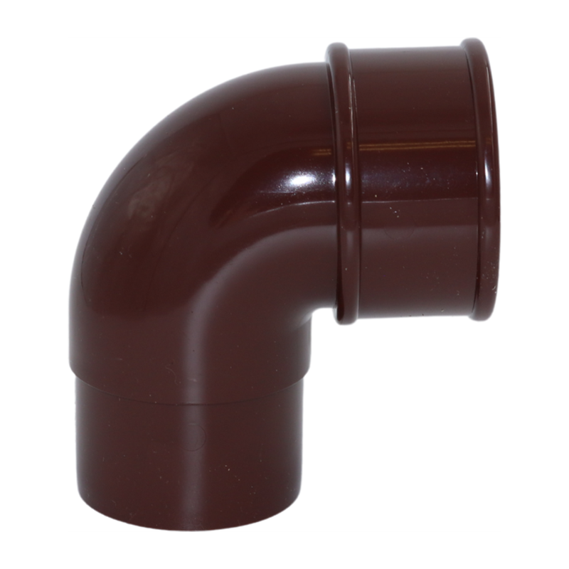 Kalsi Round 68mm Downpipe Offset Bend 92.5&deg; – Brown
