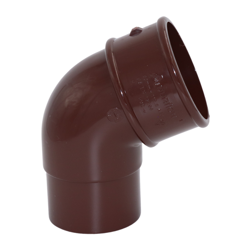 Kalsi Round 68mm Downpipe Offset Bend 112.5&deg; – Brown