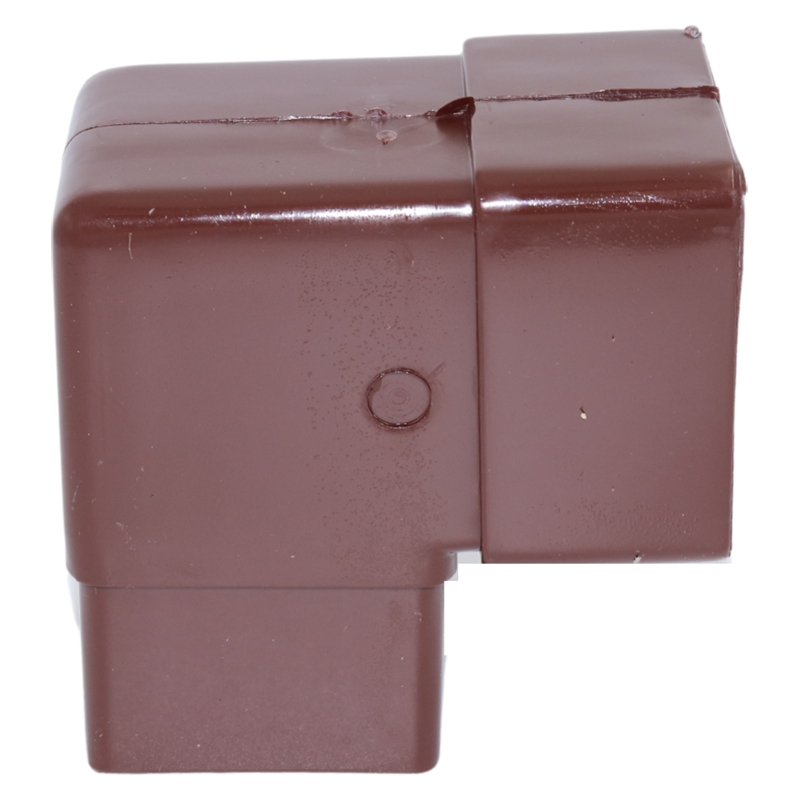 Kalsi Square 65mm Downpipe Offset Bend 92.5&deg; – Brown