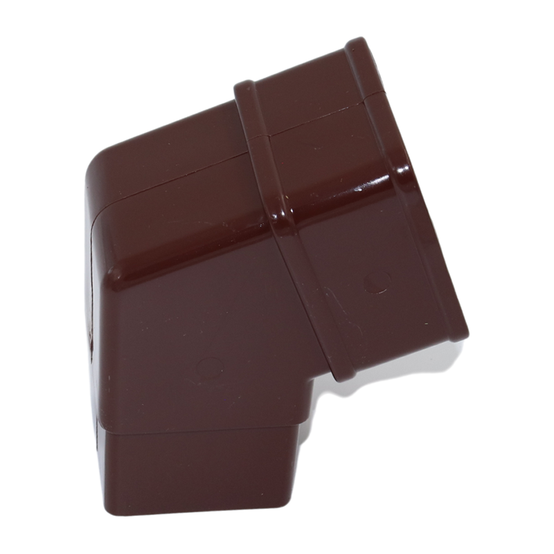 Kalsi Square 65mm Downpipe Offset Bend 112.5&deg;- Brown