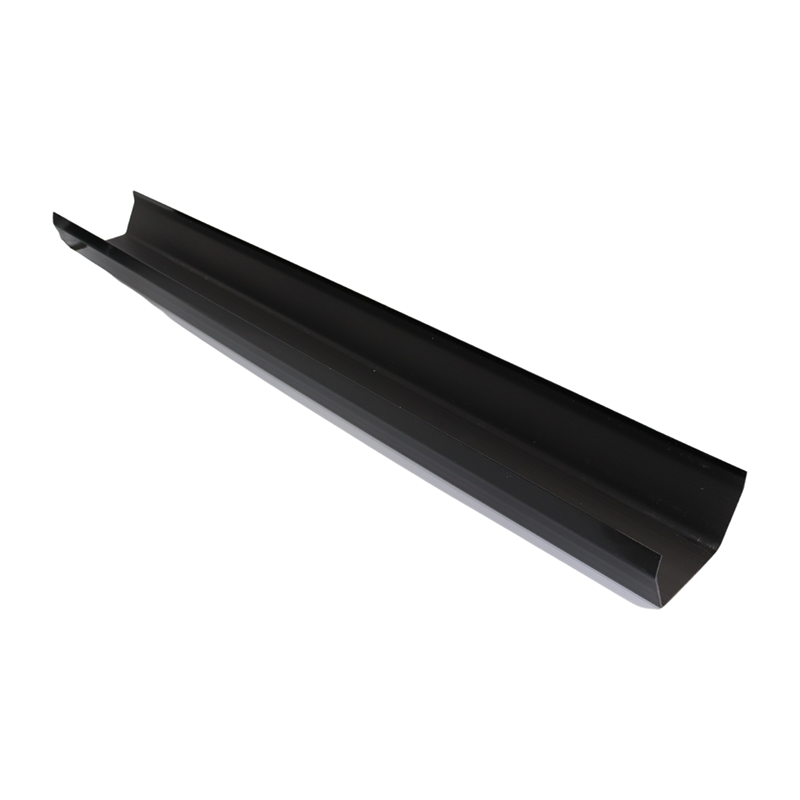 Kalsi Square Line 114mm Gutter 4m – Black