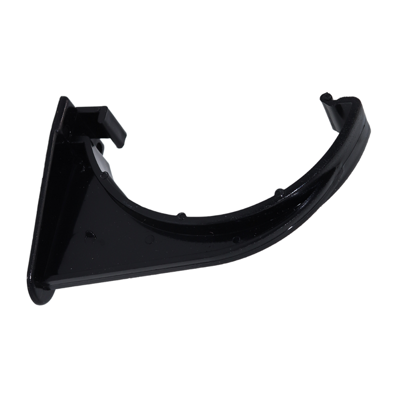 Kalsi Half Round 112mm Fascia Bracket – Black