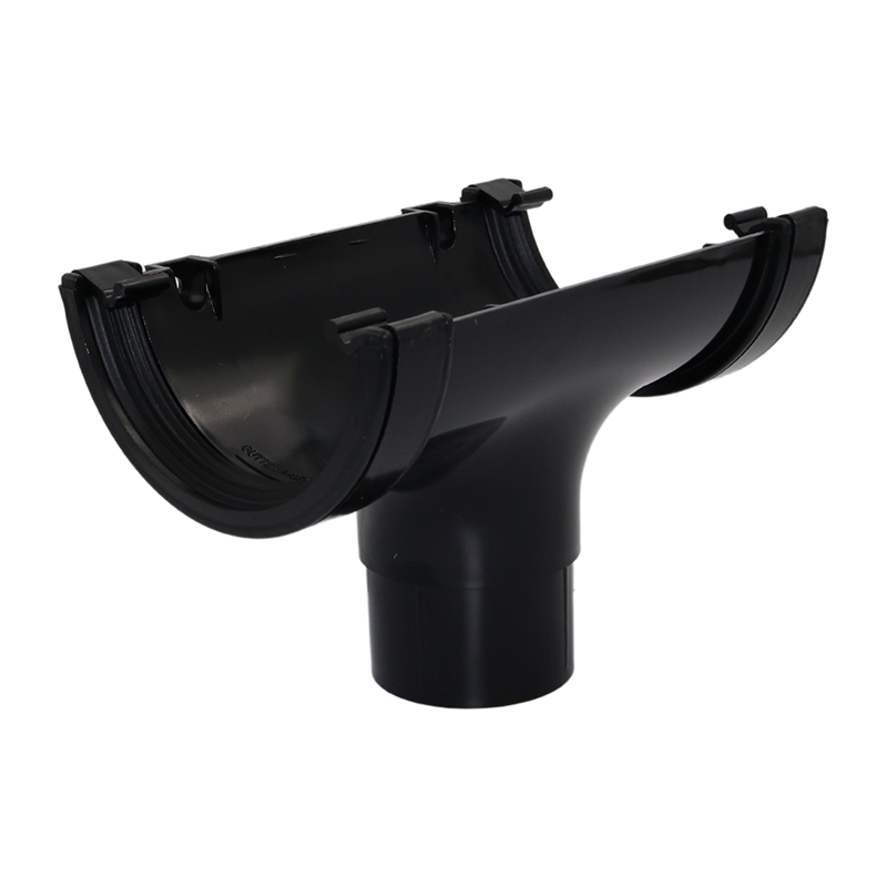 Kalsi Half Round 112mm Running Outlet – Black