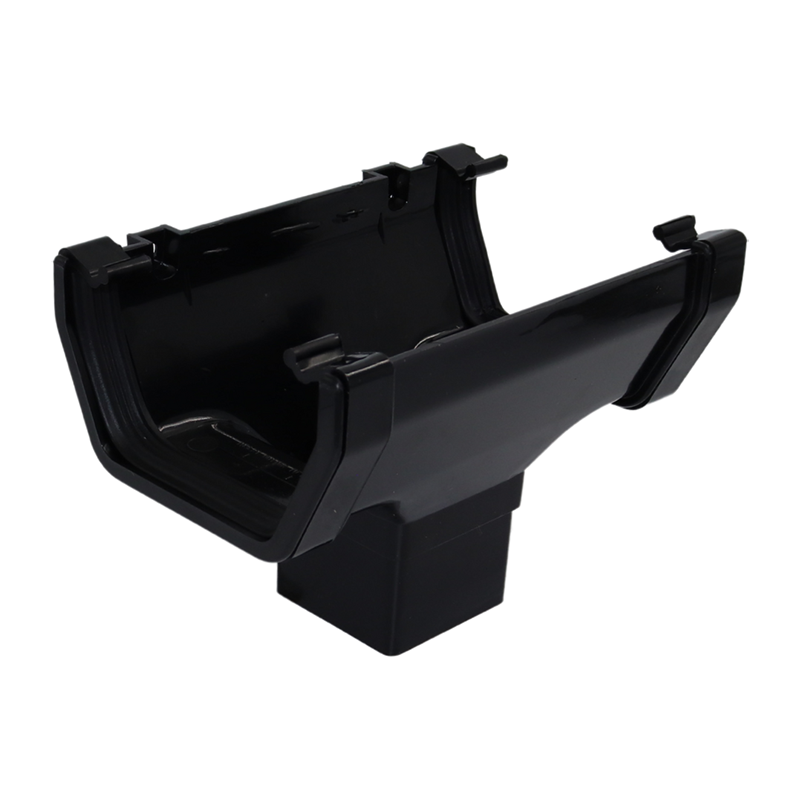 Kalsi Square Line 114mm Running Outlet – Black