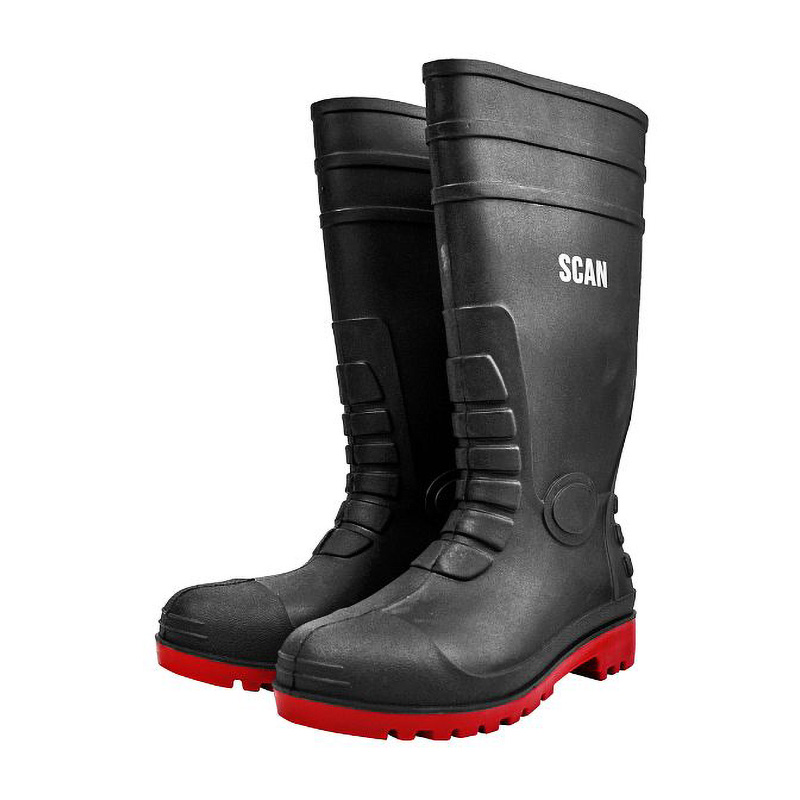 Scan Safety Steel Toe Cap Wellington Boots (Size 8)
