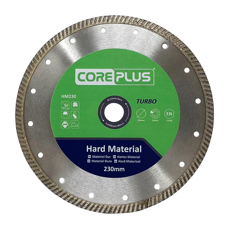 CorePlus Hard Materials Diamond Blade (230mm x 22.23mm)