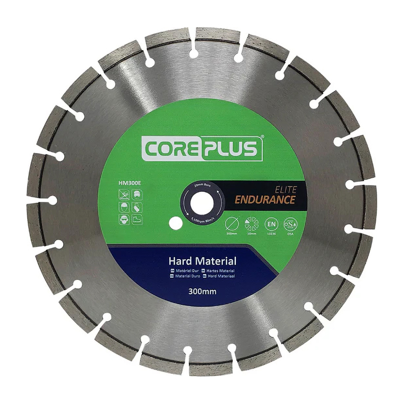 CorePlus Elite Endurance Hard Materials Diamond Blade (300mm x 20mm)