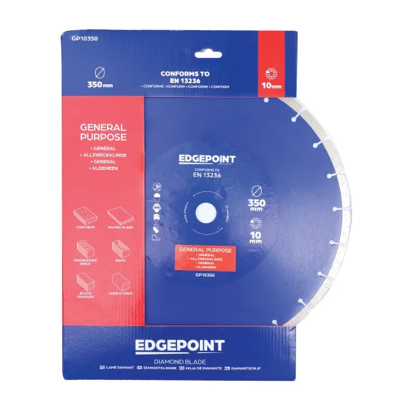 EdgePoint General Purpose Diamond Blade - 10mm Segment (350mm x 25.4mm)