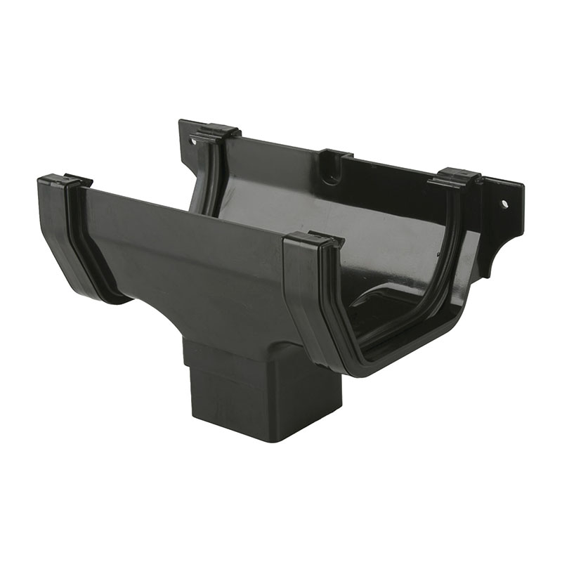 Brett Martin 114mm Squarestyle Running Outlet – Black