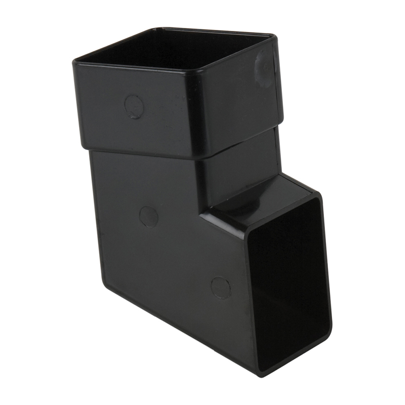 Brett Martin 65mm Square Downpipe Shoe – Black