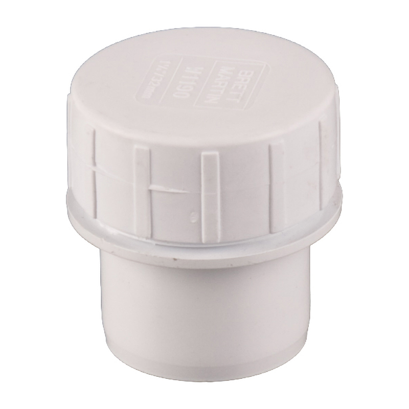 Brett Martin 32mm Solvent Waste Access Plug – White